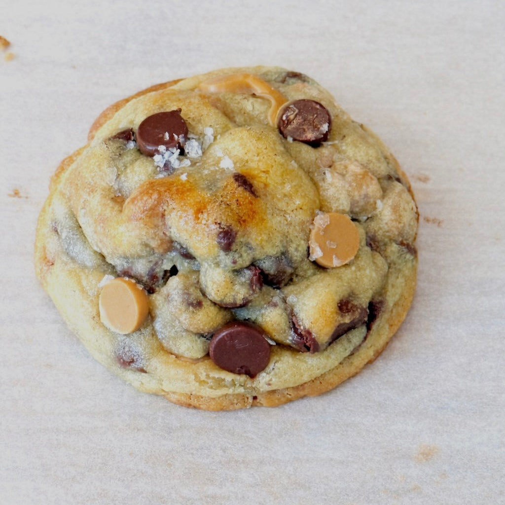 Salted Caramel Chocolate Chip Cookie
