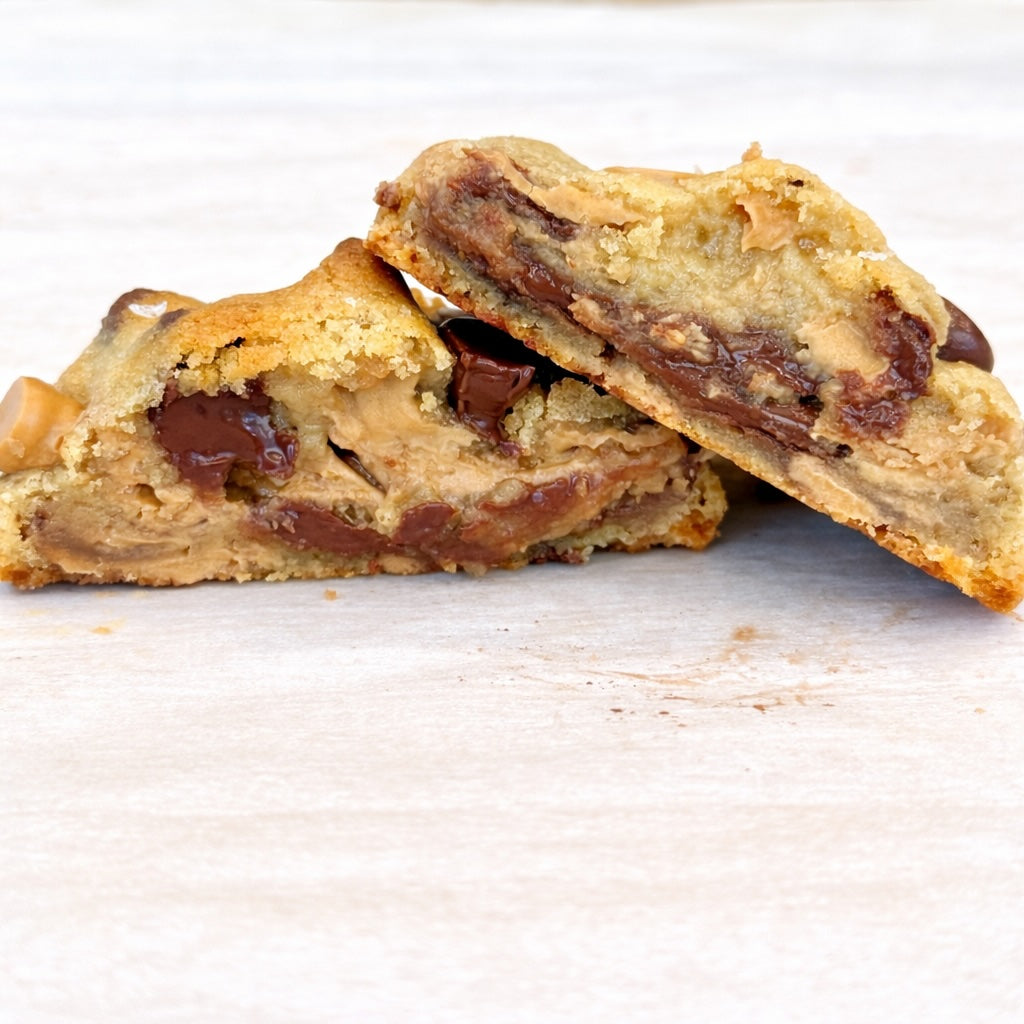 Salted Caramel Chocolate Chip Cookie