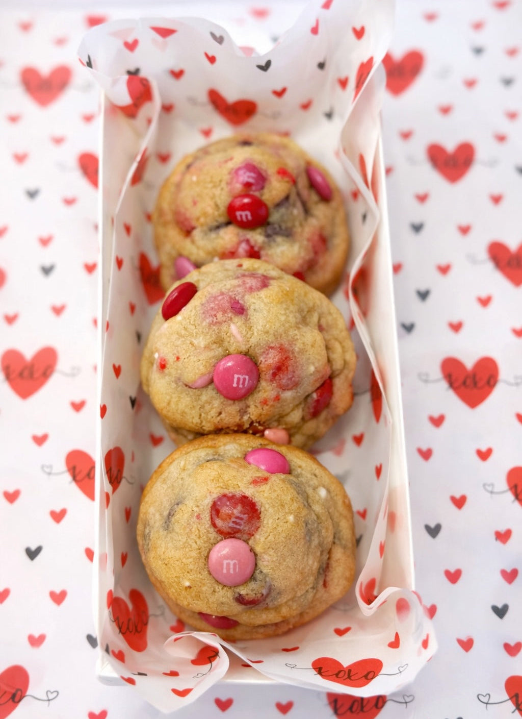 M&M Chocolate Chip Cookie